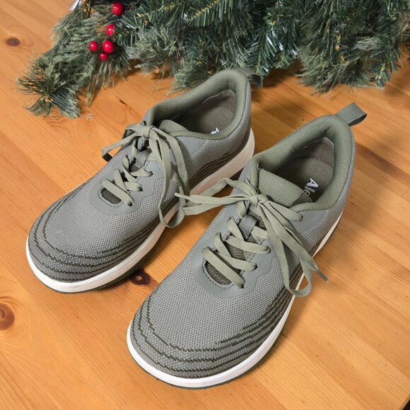 Alegria IN8 Olive Sneakers Like New - Picture 1 of 10